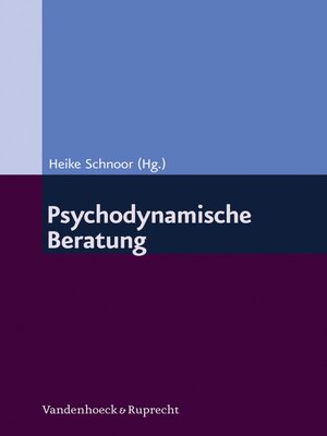 cover image of Psychodynamische Beratung